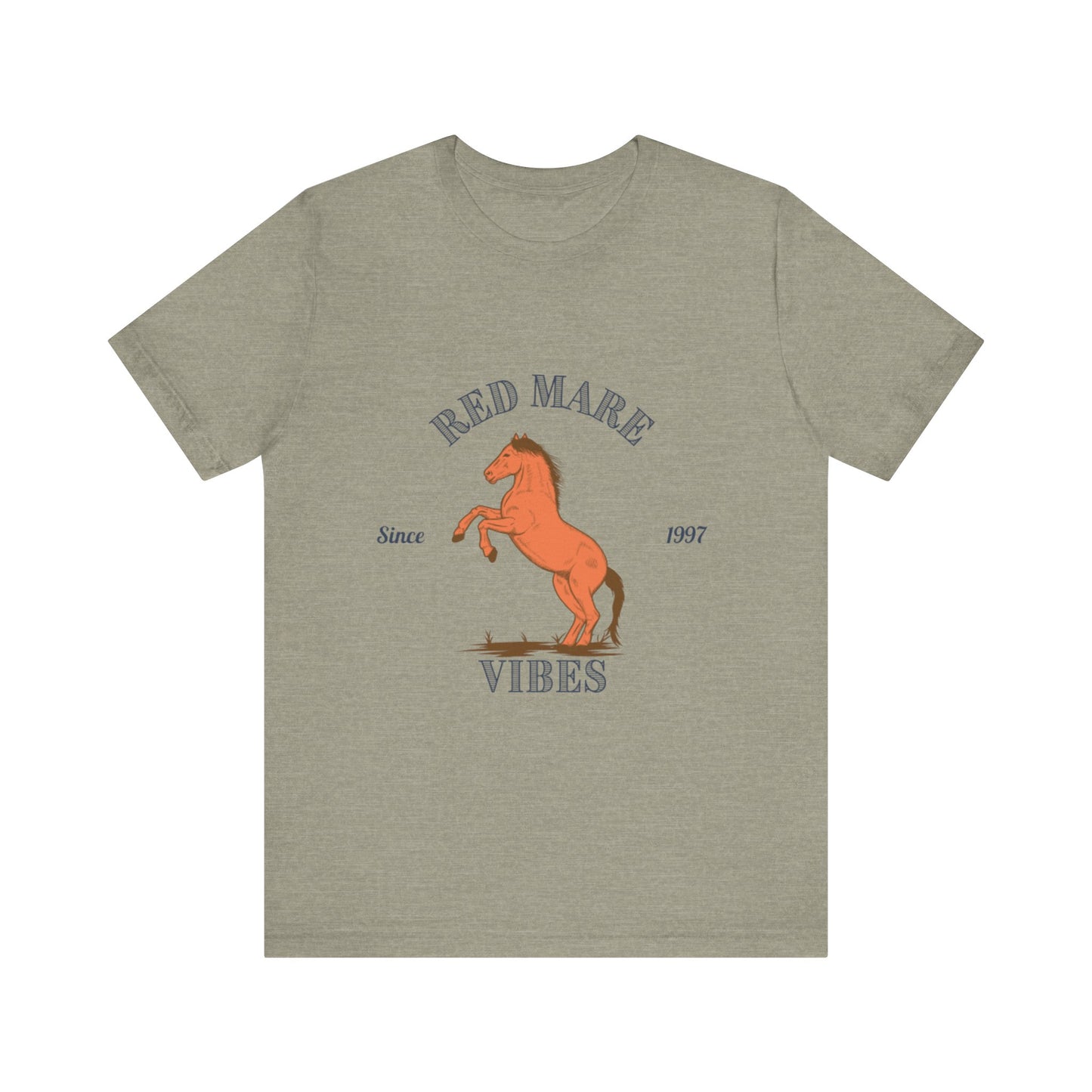 Retro Horse Vibes T-Shirt, Casual Graphic Tee, Animal Lover Gift, Equestrian Apparel, Birthday Present, Summer Fashion