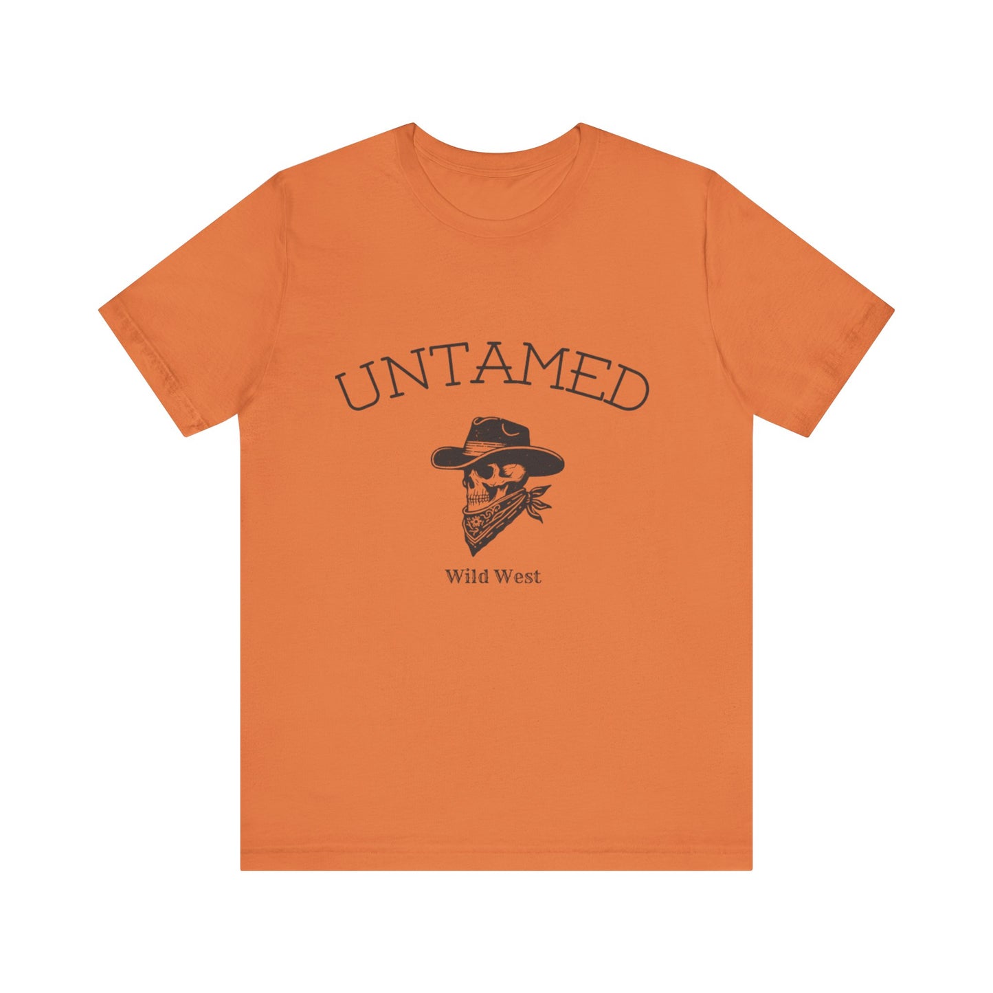 Wild West Untamed Tee, Cowboy T-Shirt, Rustic Graphic Shirt, Unisex Casual Top, Gift for Him/Her, Western Style Apparel