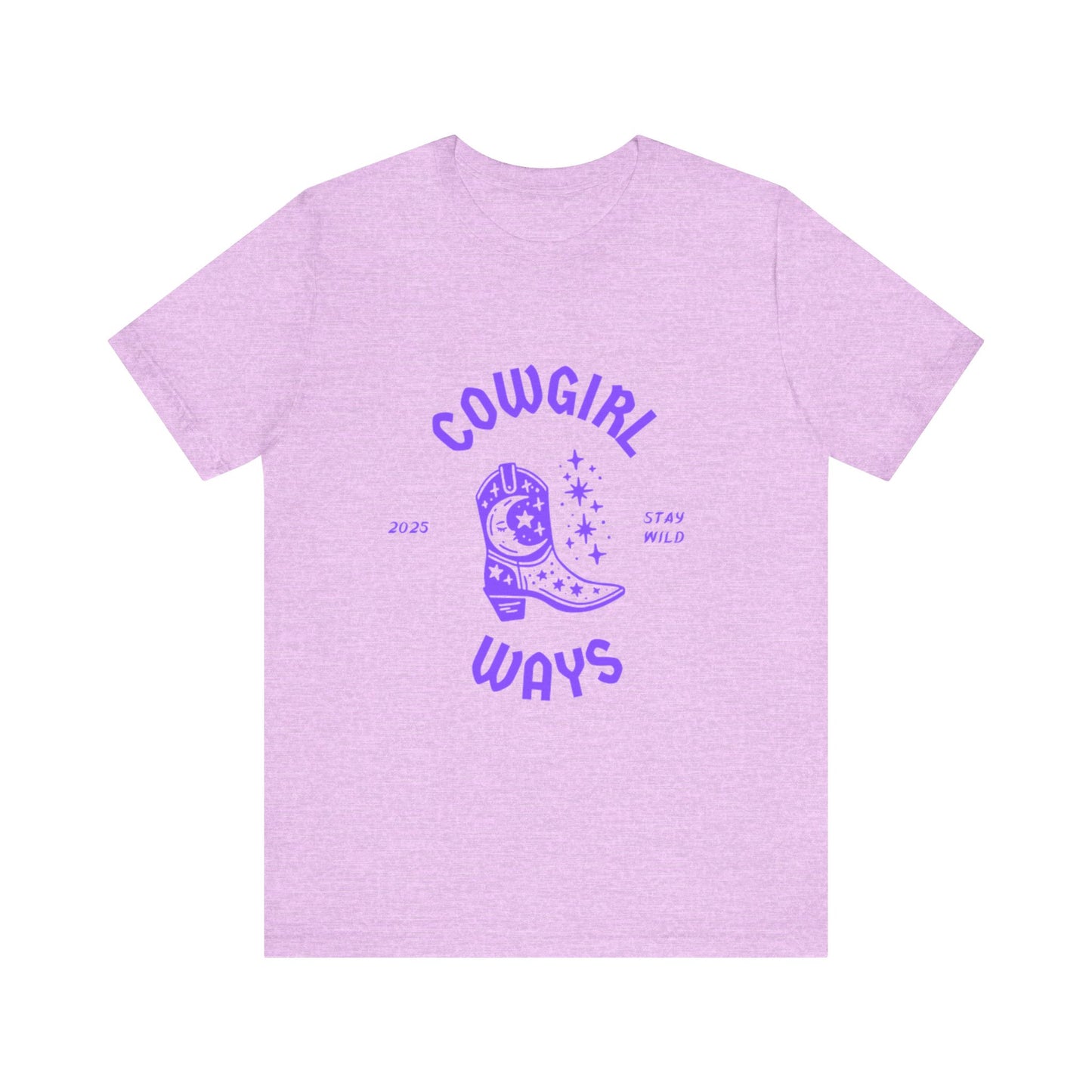 Unisex Cowgirl Vibes Tee, Western T-Shirt, Country Music Apparel, Gifts for Cowgirls, Boho Shirt, Festival Wear