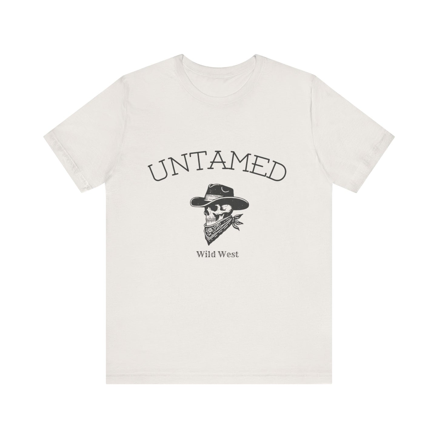 Wild West Untamed Tee, Cowboy T-Shirt, Rustic Graphic Shirt, Unisex Casual Top, Gift for Him/Her, Western Style Apparel