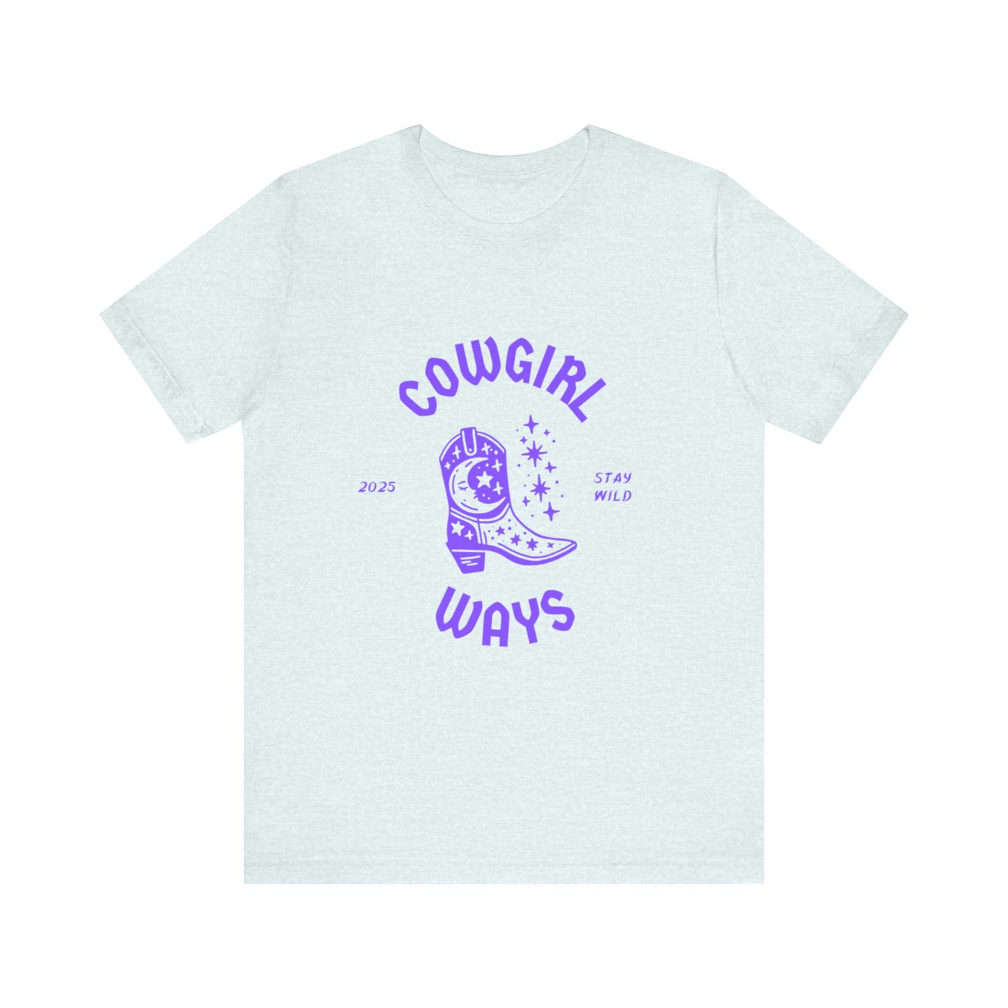 Unisex Cowgirl Vibes Tee, Western T-Shirt, Country Music Apparel, Gifts for Cowgirls, Boho Shirt, Festival Wear