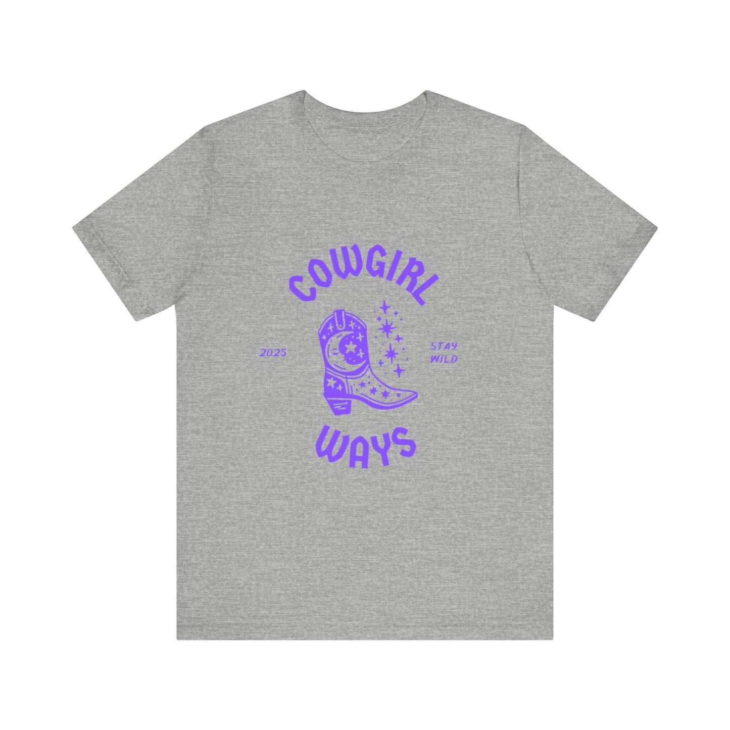 Unisex Cowgirl Vibes Tee, Western T-Shirt, Country Music Apparel, Gifts for Cowgirls, Boho Shirt, Festival Wear