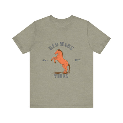 Retro Horse Vibes T-Shirt, Casual Graphic Tee, Animal Lover Gift, Equestrian Apparel, Birthday Present, Summer Fashion