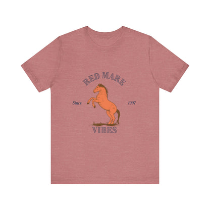 Retro Horse Vibes T-Shirt, Casual Graphic Tee, Animal Lover Gift, Equestrian Apparel, Birthday Present, Summer Fashion